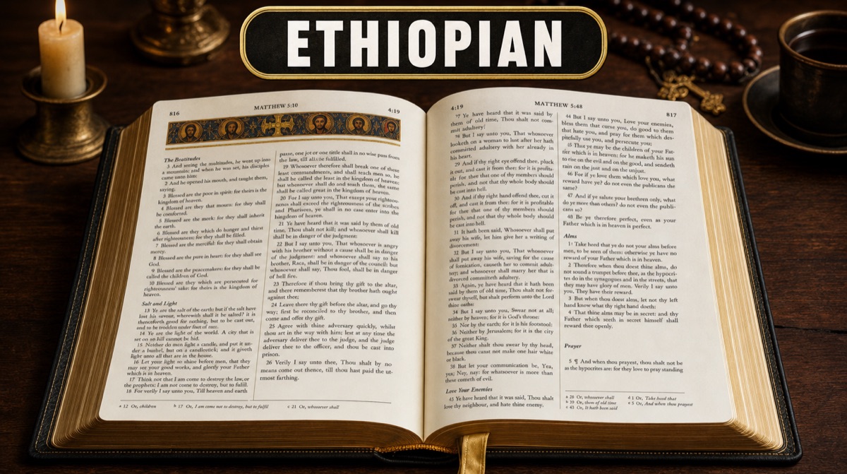 Inside the Ethiopian Bible — sample spread