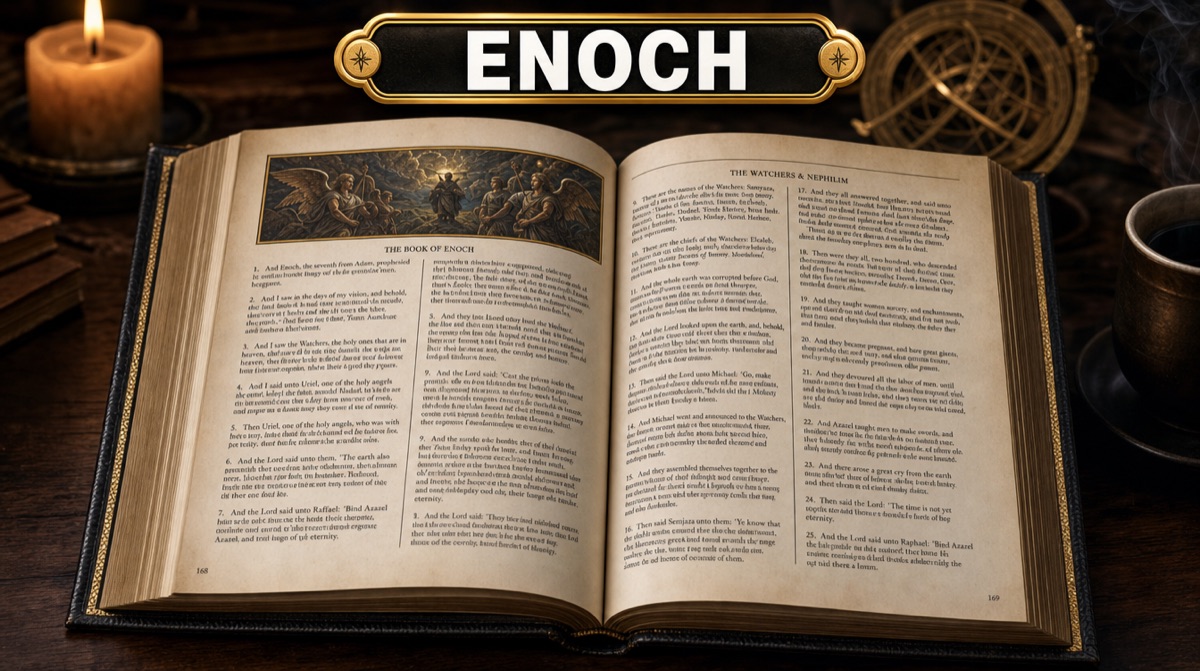 Inside the Books of Enoch — sample spread